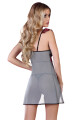 Dámská košilka Daylight - LivCo CORSETTI FASHION šedo-růžová L/XL - thumb (3)