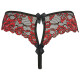Sexy tanga V-10018 černá/červená - Axami XL - thumb (5)