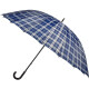 Deštník Semiline Premium Long 24 Ribs 2504 Black/Navy Blue/Grey Průměr118 cm - thumb (3)