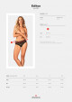Krajkové kalhotky Editya panties - Obsessive černá XS/S - thumb (0)