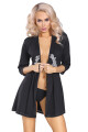Dámský župan Zaria - LivCo CORSETTI FASHION černá XL - thumb (4)