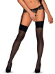 Okouzlující podvazkový pás Romanesa garter belt - Obsessive černá L/XL - thumb (1)