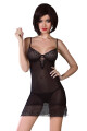 Erotická košilka Florizel black - LivCo CORSETTI FASHION černá L/XL - thumb (1)