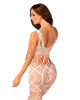 Jemné body G330 bodystocking - Obsessive bílá XL/XXL - thumb (1)