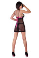 Erotická košilka Coronilla - LivCo CORSETTI FASHION černá S/M - thumb (2)