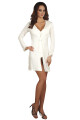 Dámský župan Lavinia  - LivCo CORSETTI FASHION krémová M - thumb (1)