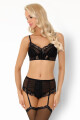 Elegantní set Almudena black - LivCo Corsetti  černá L/XL - thumb (0)