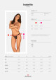 Elegantní tanga Isabellia thong - Obsessive L/XL černá - thumb (2)