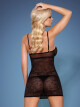 Košilka 818-CHE chemise - Obsessive černá L/XL - thumb (1)