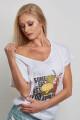 Dámské tričko - Fast Food - Gym Glamour bílá s potiskem M/L - thumb (2)