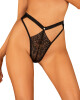 Smyslná tanga Yaskana thong - Obsessive XL/2XL černá - thumb (2)