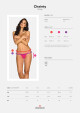 Jedinečná tanga Chainty thong - Obsessive S/M růžova - thumb (1)