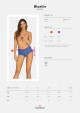 Okouzlující kalhotky Bluellia shorties - Obsessive S/M Modrá - thumb (2)