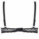 Polopodprsenka Miamor half-bra - Obsessive černá L/XL - thumb (4)