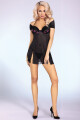 Dámská košilka Kastalia - LivCo CORSETTI FASHION černá L - thumb (5)