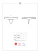 Sexy tanga 875 - THO - Obsessive černá L/XL - thumb (0)