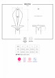 Sexy body 830 - TEG teddy - Obsessive černá L/XL - thumb (1)