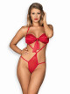 Sexy body Giftella teddy - Obsessive červená L/XL - thumb (1)