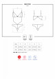 Body 820-TED teddy - Obsessive černá L/XL - thumb (0)