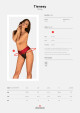 Jedinečná tanga Tienesy thong - Obsessive černá L/XL - thumb (0)