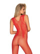 Žhavé body N112 bodystocking red - Obsessive červená S/M/L - thumb (1)