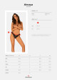 Smyslné kalhotky Alessya panties - Obsessive M/L černá - thumb (2)