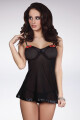 Erotická košilka Mirietna  - LivCo CORSETTI FASHION černá L/XL - thumb (0)
