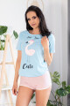 Roztomilé pyžamo Flamant - LivCo Corsetti S/M - thumb (0)