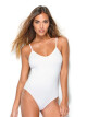 Body dámské bezešvé Spalla Stretta Intimidea Barva: Bílá, velikost M/L - thumb (0)