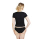 Dámské tričko Hanna Style Bonded B6-27 T-shirt černá S - thumb (2)