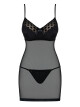 Košilka Dotina chemise - Obsessive černá L/XL - thumb (1)