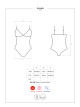Krásné body Luvae teddy - Obsessive černá L/XL - thumb (0)