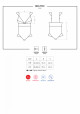 Krásné body 863 - TED - Obsessive červená S/M - thumb (1)