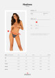 Pikantní tanga Nadines thong - Obsessive S/M Modrá - thumb (0)