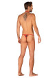 Pánský set Mr Merrilo thong + motýlek - Obsessive UNI červená - thumb (1)