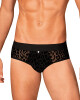 Pánské slipy otevřené Azmeron jockstrap - Obsessive černá S/M - thumb (3)