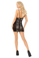 Erotická košilka Ambrosia - LivCo CORSETTI FASHION černá M - thumb (2)