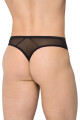 Pánská tanga 4524 - SOFTLINE COLLECTION černo-růžová M/L - thumb (1)