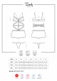 Košilka Bondy chemise XXL - Obsessive černá XXL - thumb (1)