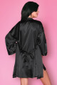 Dámský župan LivCo Corsetti Dorettela Black S/M - thumb (4)