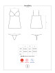 Svůdná košilka Jennifairy chemise - Obsessive černá L/XL - thumb (1)