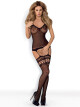 Body Obsessive Bodystocking F214 bílá S/M/L - thumb (0)