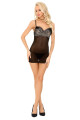 Erotická košilka Ambrosia - LivCo CORSETTI FASHION černá M - thumb (1)