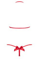 Erotické body Giftella teddy - OBSESSIVE Červená L/XL - thumb (1)