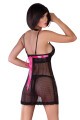 Erotická košilka Coronilla - LivCo CORSETTI FASHION černá S/M - thumb (3)