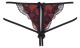 Tanga Cherry Pie V-7808 černá/červená - Axami XL - thumb (0)