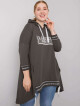 Dámská mikina RV BL 6849.63P tmavá khaki jedna velikost - thumb (2)