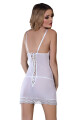 Erotická košilka Wahida - LivCo CORSETTI FASHION Bílá L/XL - thumb (3)