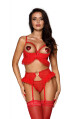 Dámské tanga V-9978 Červená - Axami červená L-40 - thumb (1)