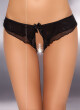 Tanga Praise me V-5398 černo-stříbrná - Axami S - thumb (0)